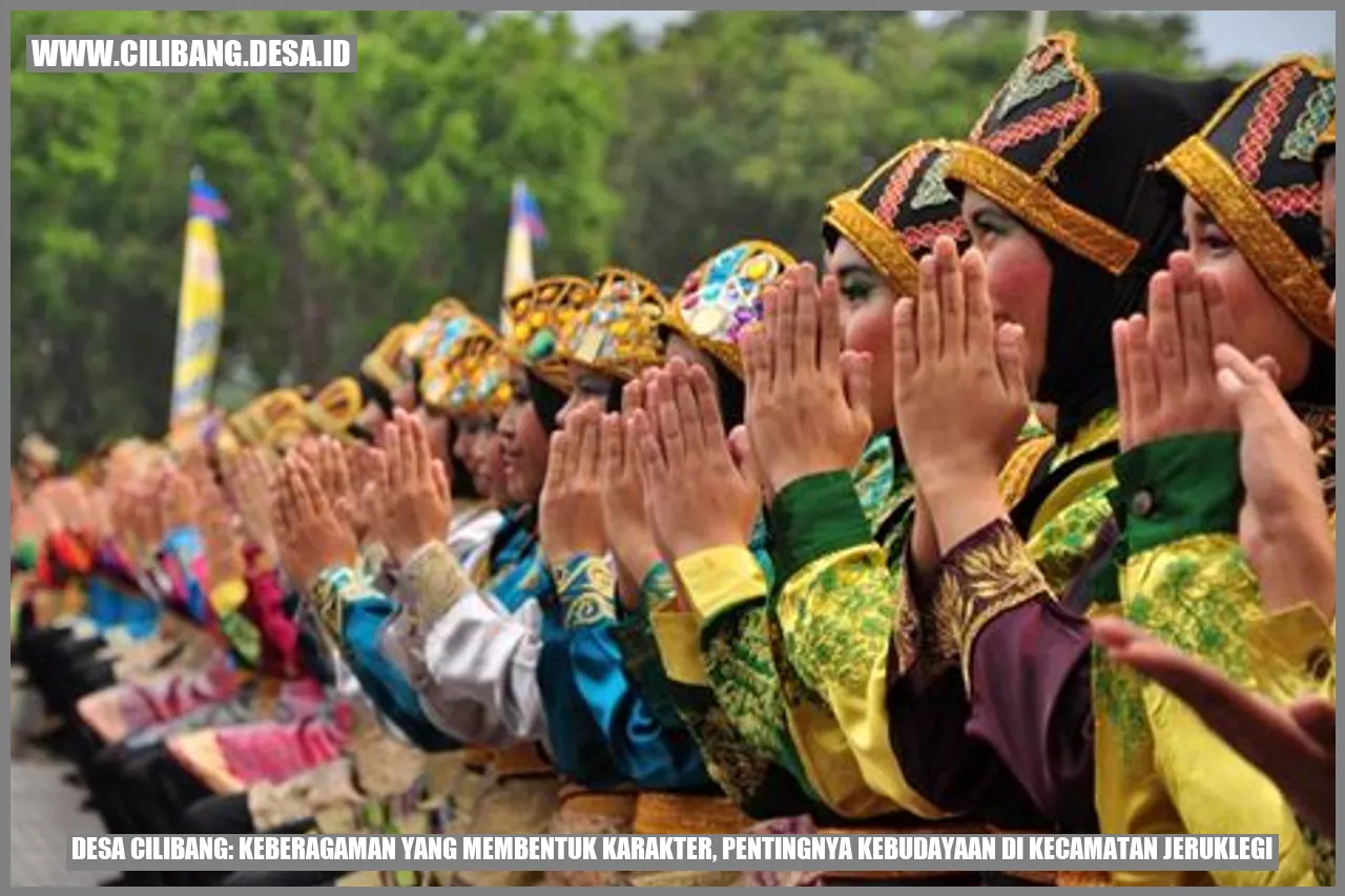 Desa Cilibang: Keberagaman yang Membentuk Karakter, Pentingnya Kebudayaan di Kecamatan Jeruklegi